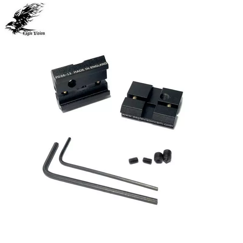 Montaż adapter 2 x 26 mm na szynę 11 mm HW45 HW75
